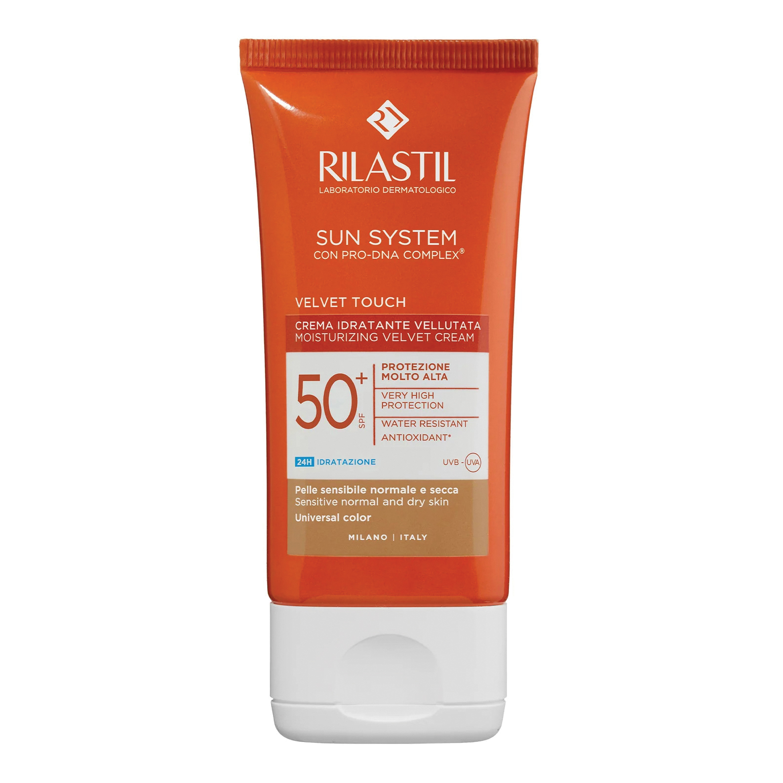 Rilastil sun spf50+ velvet touch color 50 ml