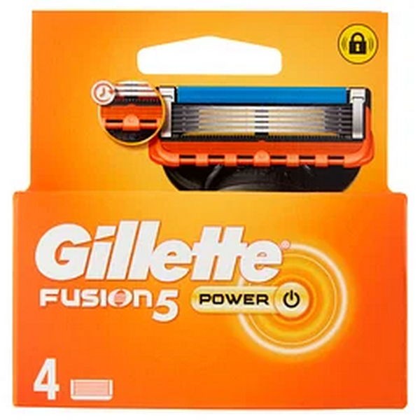 Gillette lame fusion5 pwr 4 pezzi