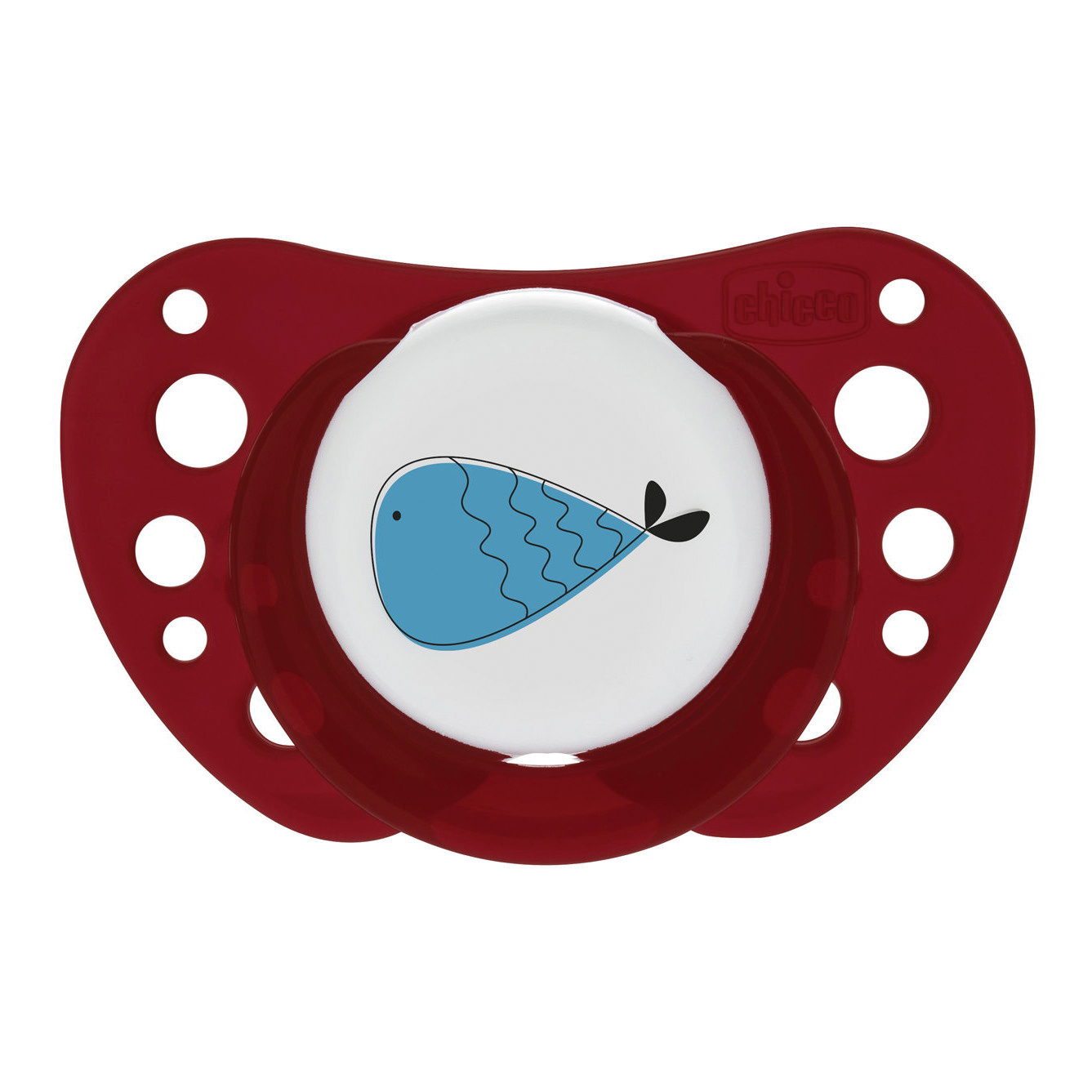 Chicco succhietti air rosso lumi silicone 16-36 mesi 2 pezzi