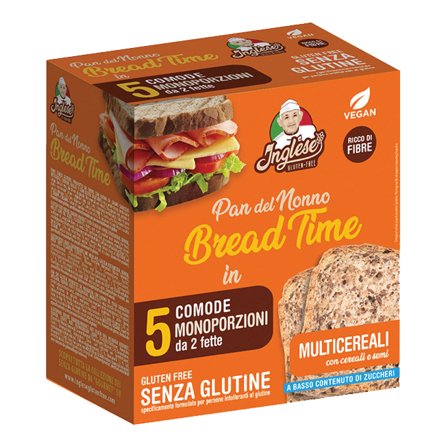 Inglese bread time multicereali 2 pezzi da 125 g