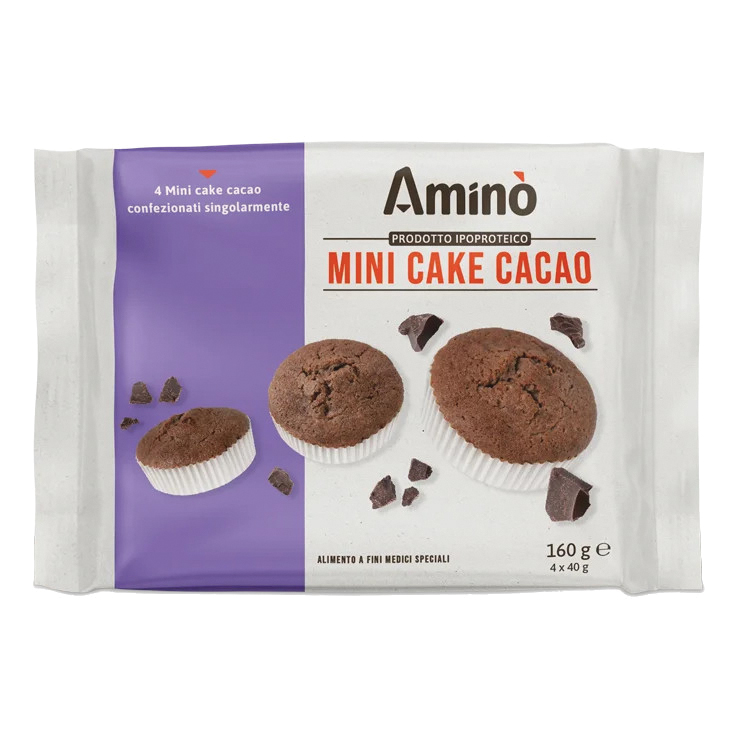 Amino mini cake cacao 4 pezzi da 40 g