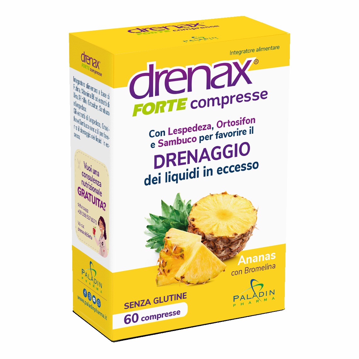 Drenax Forte Ananas 60 Compresse