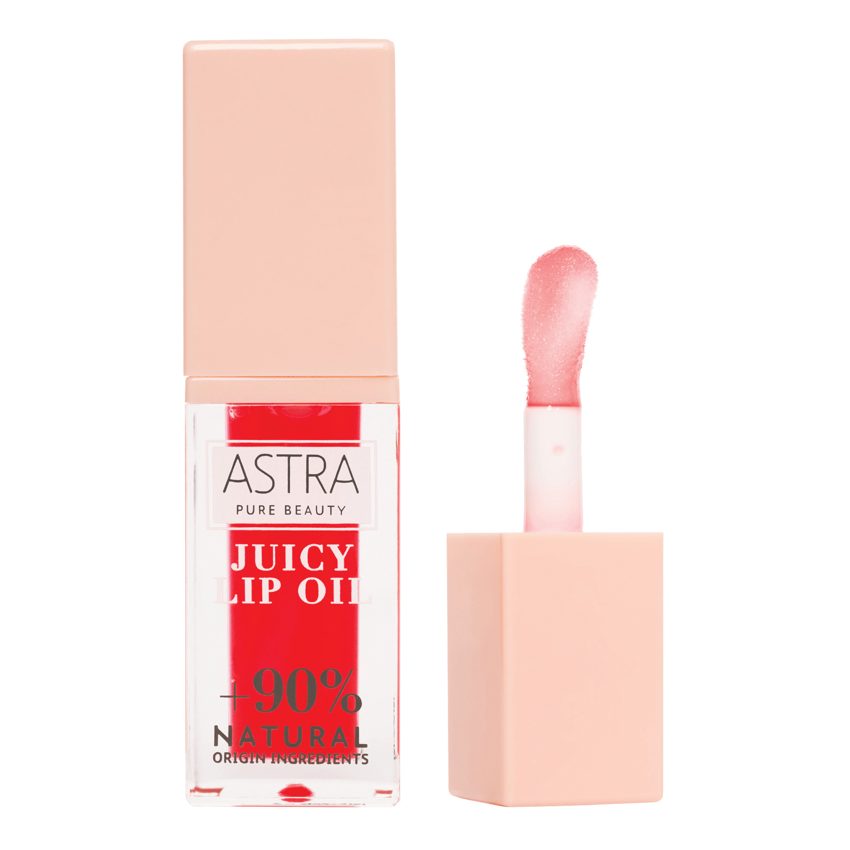 ASTRA - Pure Beauty Juicy Lip Oil - Olio Labbra Idratante Naturale N. 02 Red Oasis