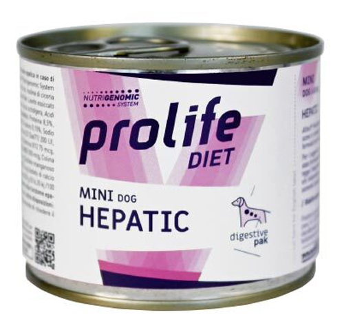 Prolife dog diet wet adult hepatic mini 200 g