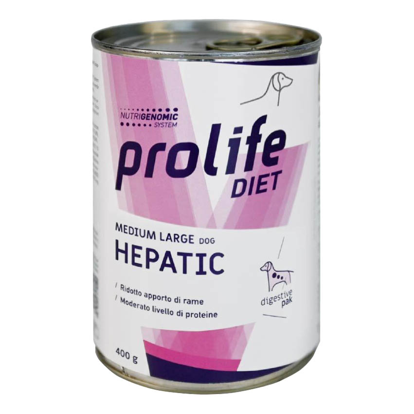 Prolife dog diet wet adult hepatic m/l 400 g