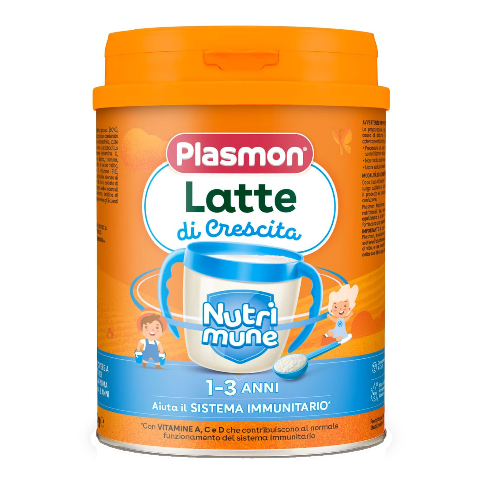 Plasmon Nutrimune Stage Plasmon Latte Di Crescita 12-36 Mesi In Polvere 800G