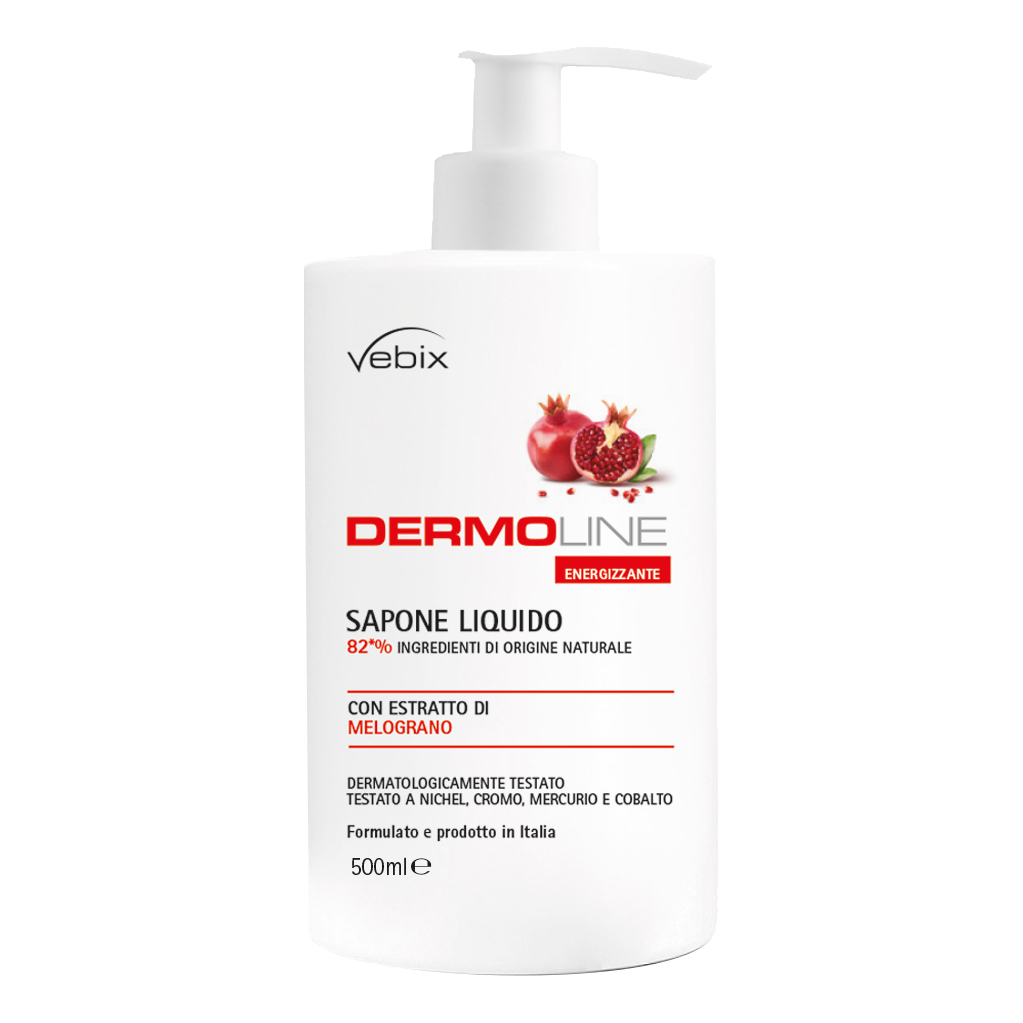 Vebix dermoline melograno sapone liquido 500 ml