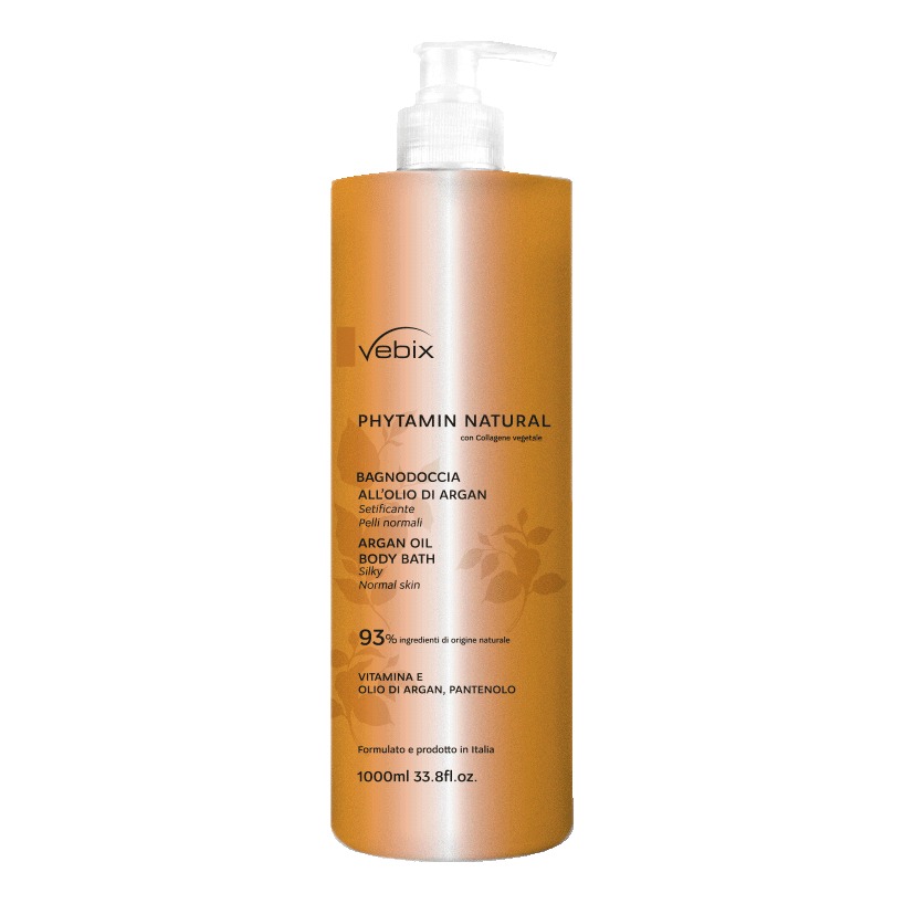 Vebix phytamin natural bagnodoccia oliod di argan 1000 ml