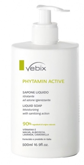 phytamin active sapone liquido idratante