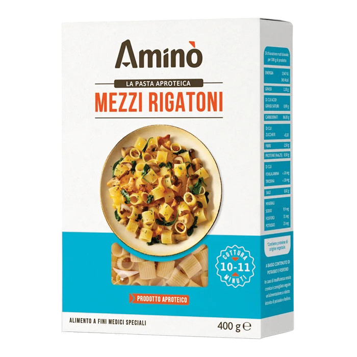 Amino 039 mezzi rigatoni aproteici 400 g