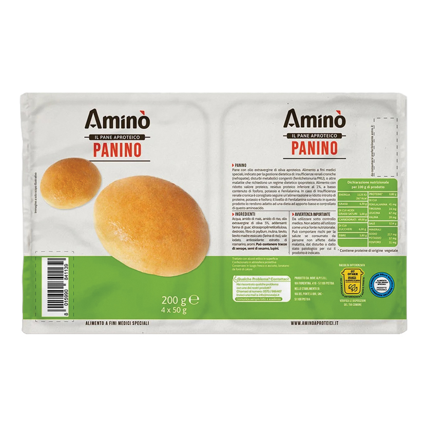 Amino' panino 4 pezzi da 50 g