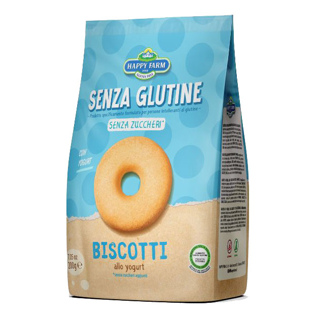 Happy Farm Biscotti Yogurt Senza Zucchero 200 G