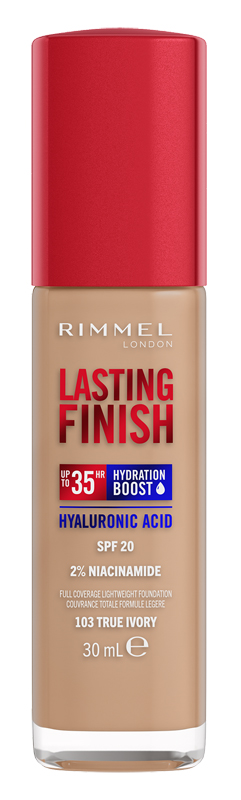 RIMMEL - Lasting Finish 35H - Fondotinta Idratante N. 103 True Ivory