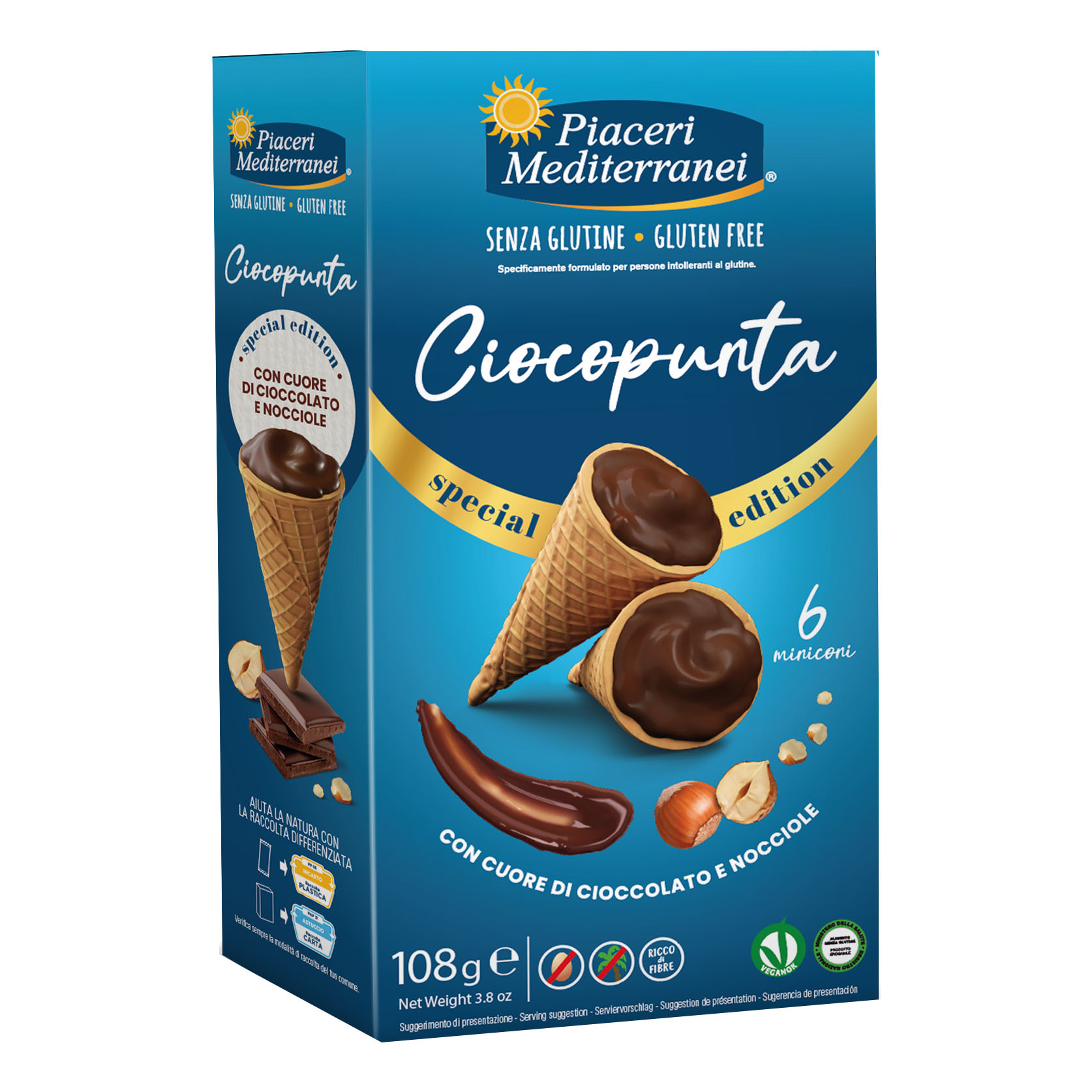 Piaceri mediterranei ciocopunta 108 g