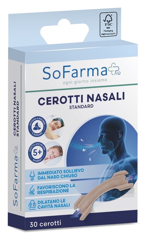 Cerotto nasale classico 30 pezzi sofarmapiu'