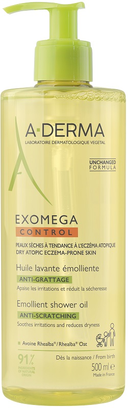 Exomega control olio lavante emolliente