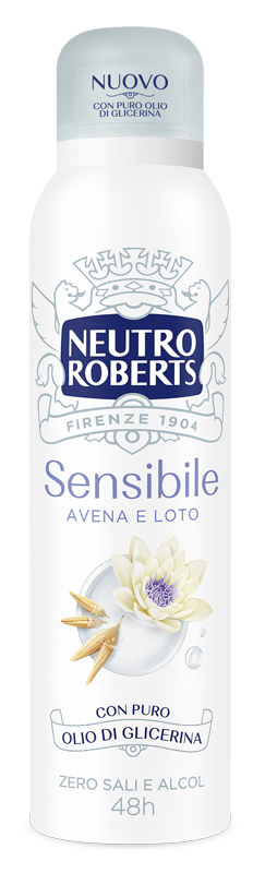 Neutro Roberts - Sensibile Avena E Loto - Deodorante Spray 150 Ml