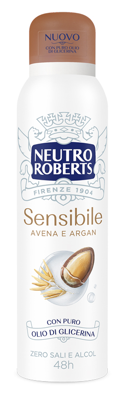 Neutro Roberts - Sensibile Avena E Argan - Deodorante Spray 150 Ml