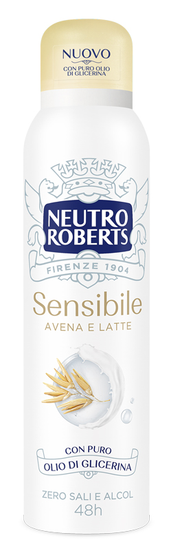 Neutro Roberts - Sensibile Avena E Latte - Deodorante Spray 150 Ml