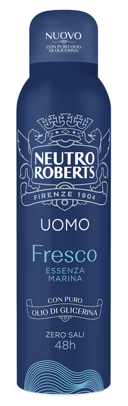 Neutro Roberts - Fresco Uomo Essenza Marina - Deodorante Spray 150 Ml