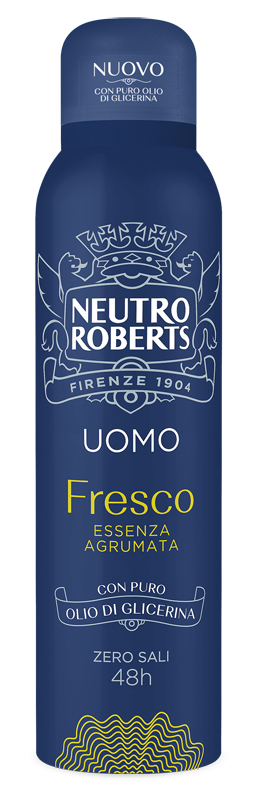 Neutro Roberts - Fresco Uomo Essenza Agrumata - Deodorante Spray 150 Ml