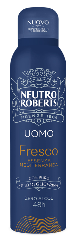 Neutro Roberts - Uomo - Fresco Essenza Mediterranea - Deodorante 150 ml Spray