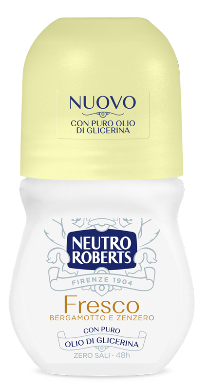 Neutro Roberts - Fresco Bergamotto E Zenzero - Deodorante Roll-On 50 Ml