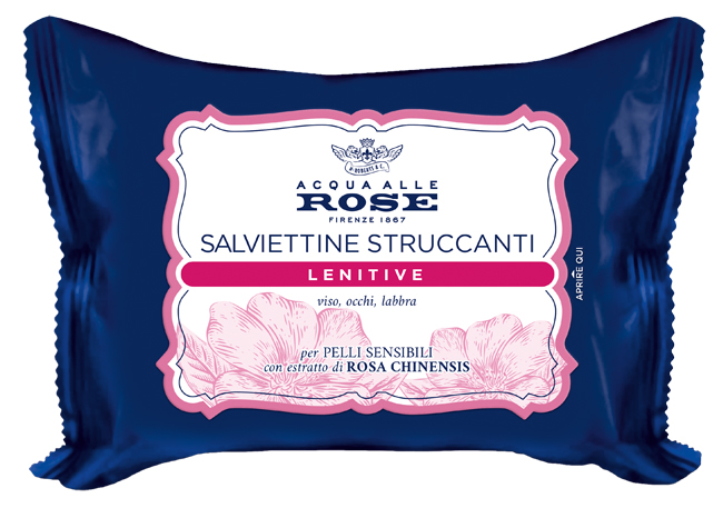 Acqua Alle Rose Salviettine Struccanti Lenitive 20 Pezzi