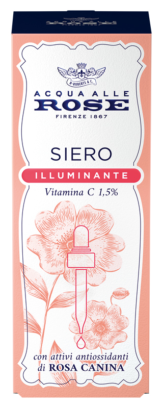ACQUA ALLE ROSE - Illuminante - Siero Con Vitamina C 1,5 % E Rosa Canina 30 Ml