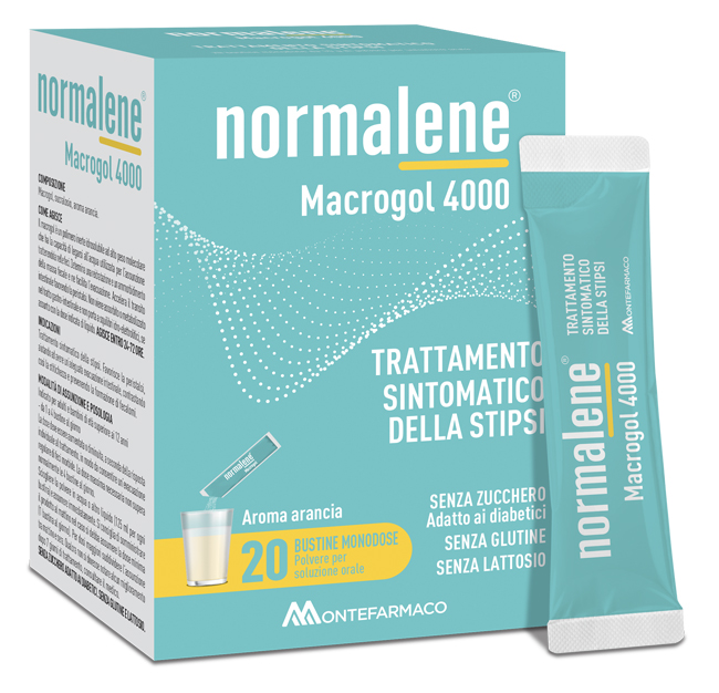 Normalene Macrogol 4000 Integratore Contro Stipsi 20 Bustine