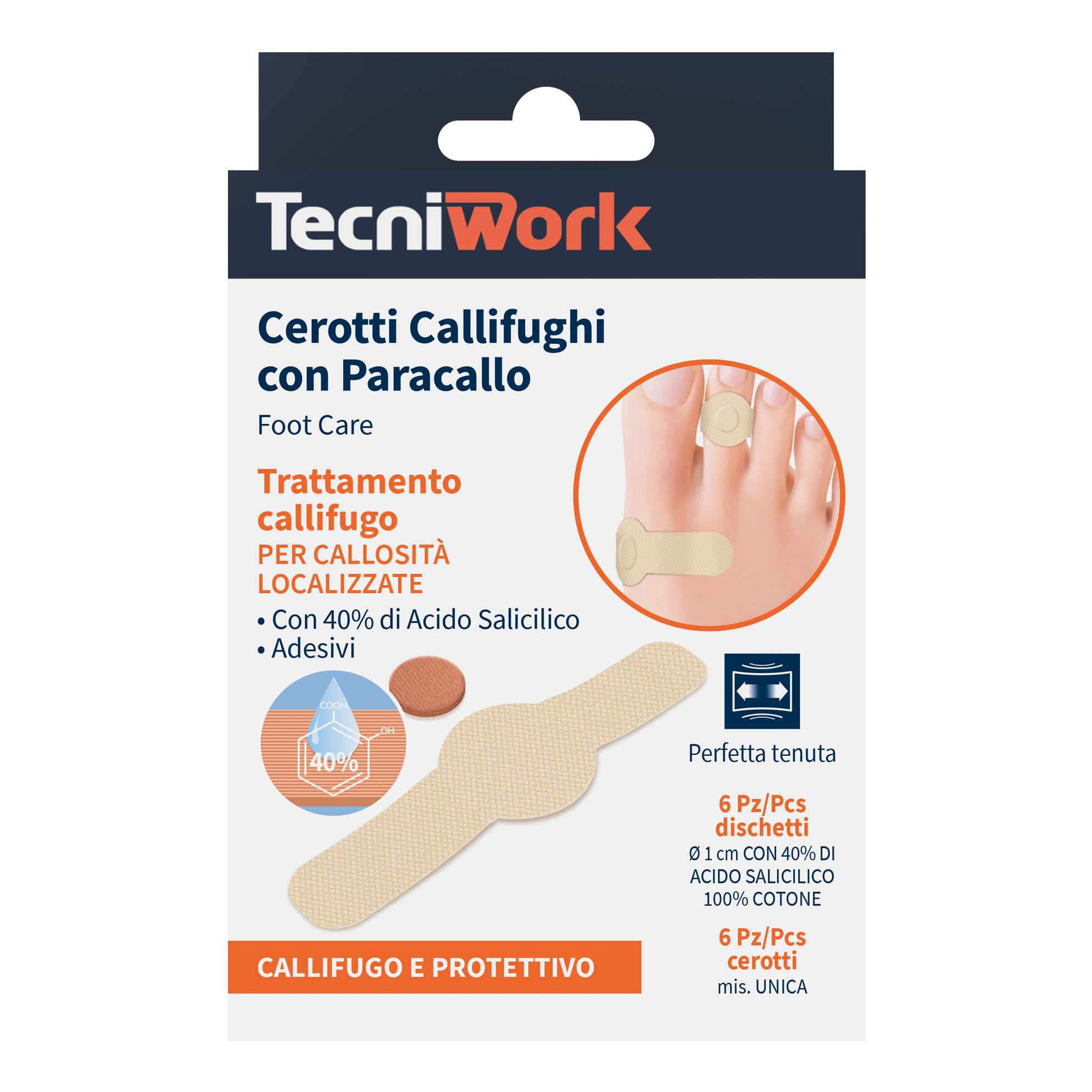 Cerotto Callifugo 6+6 Pezzi