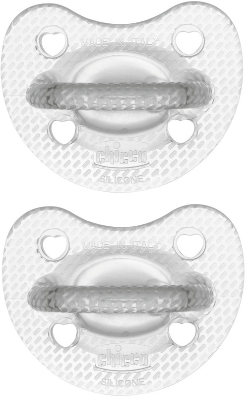 Succhietto Gommotto 16 36M Crystal in Silicone 2 Pezzi