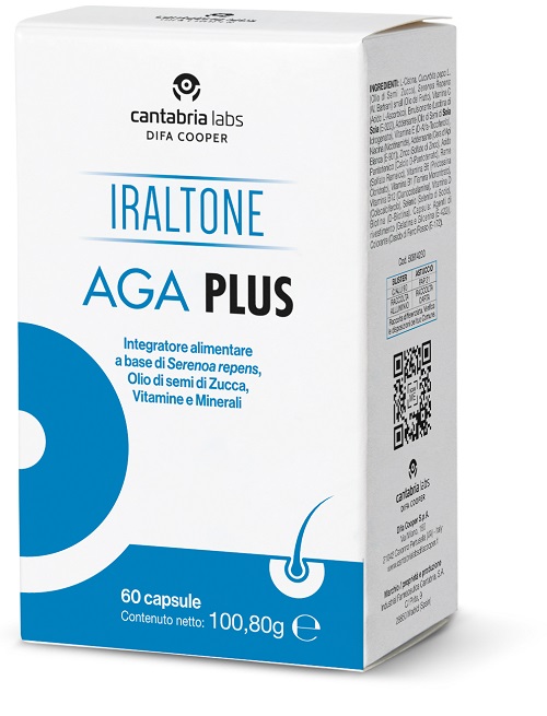 Iraltone Aga Plus Integratore per Pelle e Capelli 60 Capsule