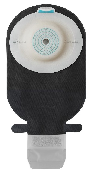 Sacca ileostomia sensura mio convex light rivestimento nero apertura ispezionabile maxi foro ritagliabile 10-23 10 pezzi