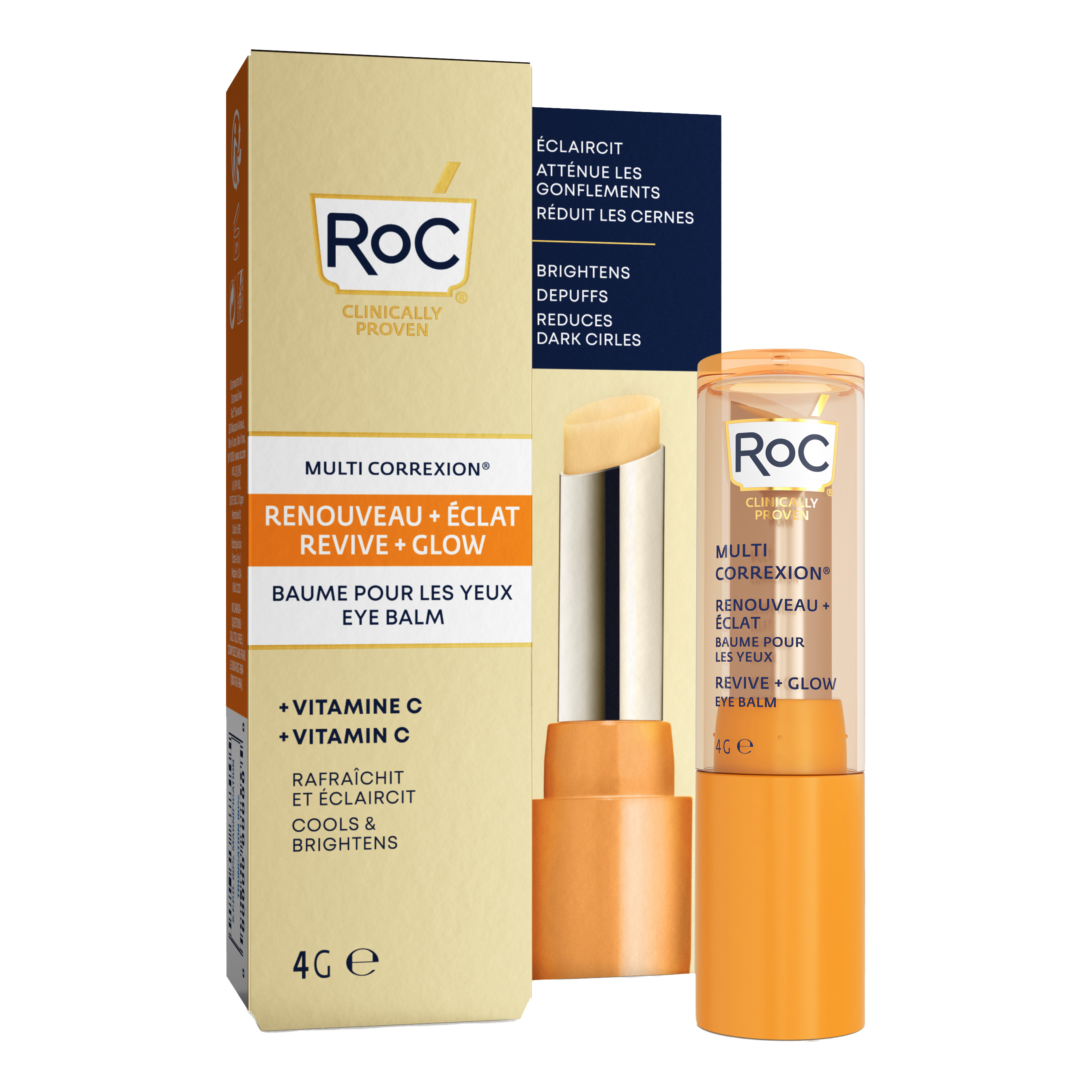 Roc multi correxion revive + glow eye stick 4 g