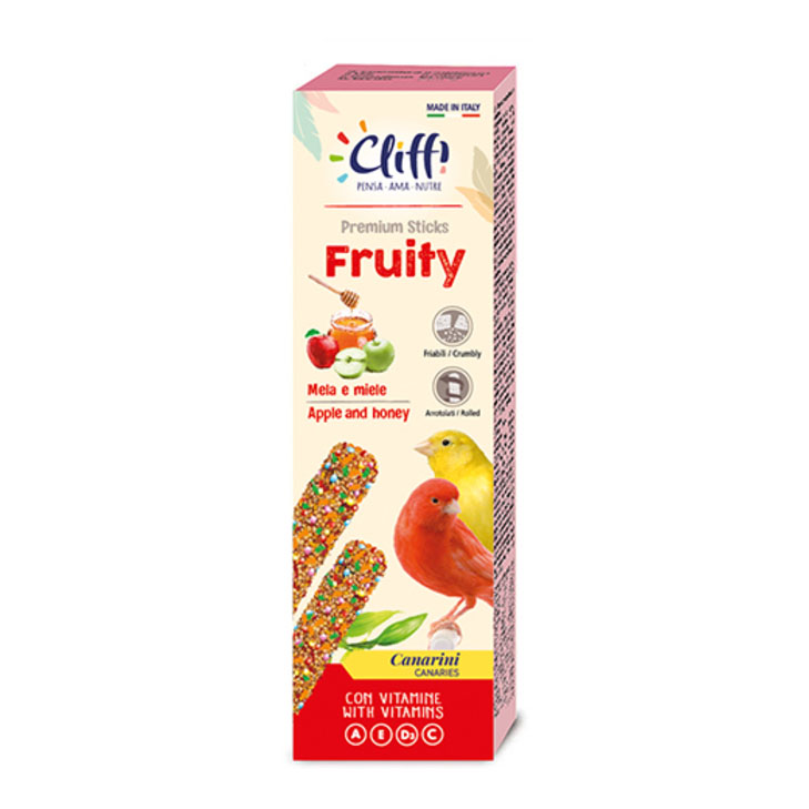 Cliffi sticks canarini con frutta e miele fruity 60 g pcoa411