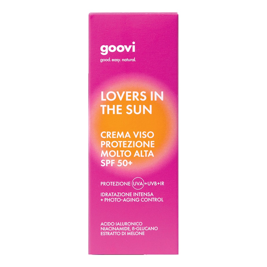 Goovi crema viso spf50+ lovers in the sun 50 ml