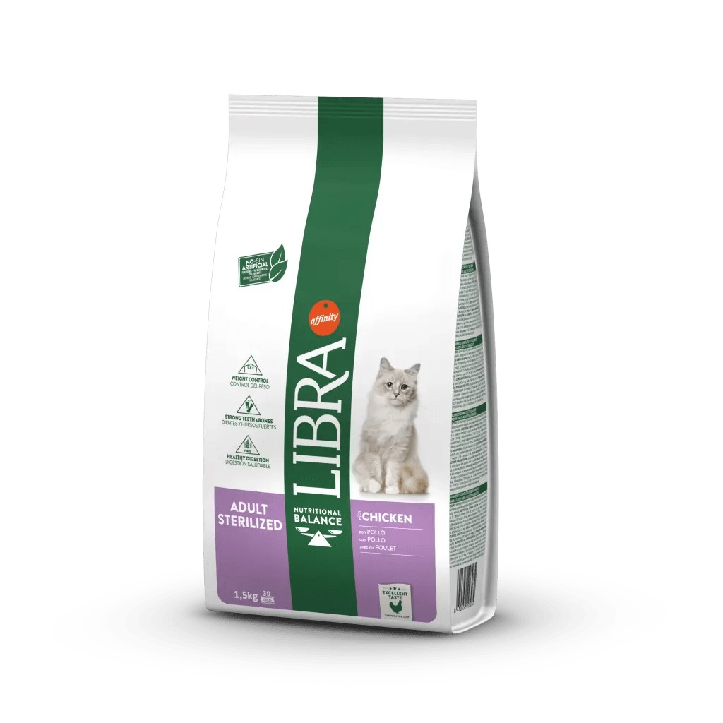 Libra Gatto Adulto Sterilizzato Pollo 8 Kg
