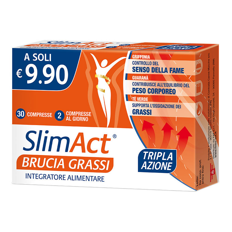 Slim act brucia grassi 30 compresse