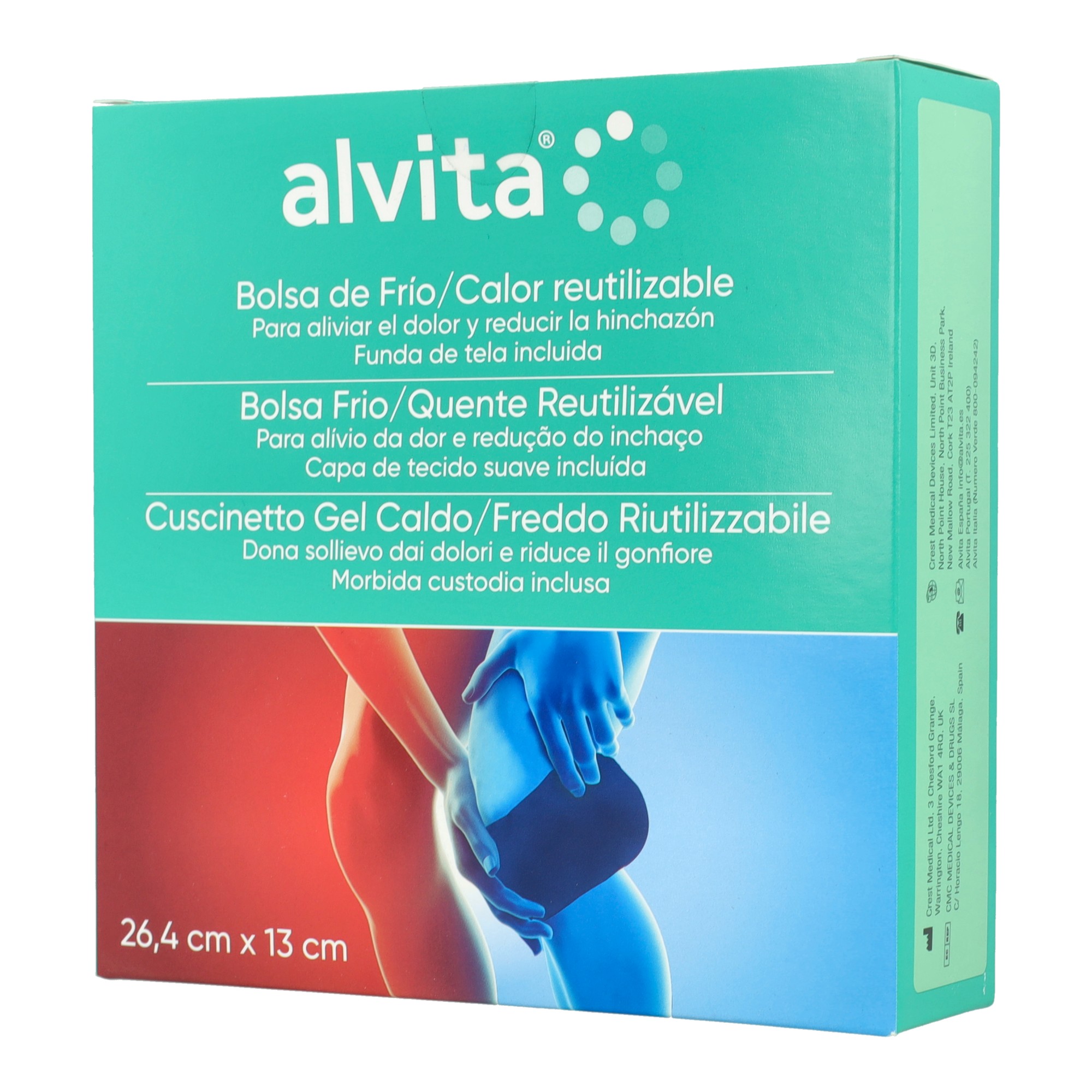 Cuscino caldo/freddo riutilizzabile alvita