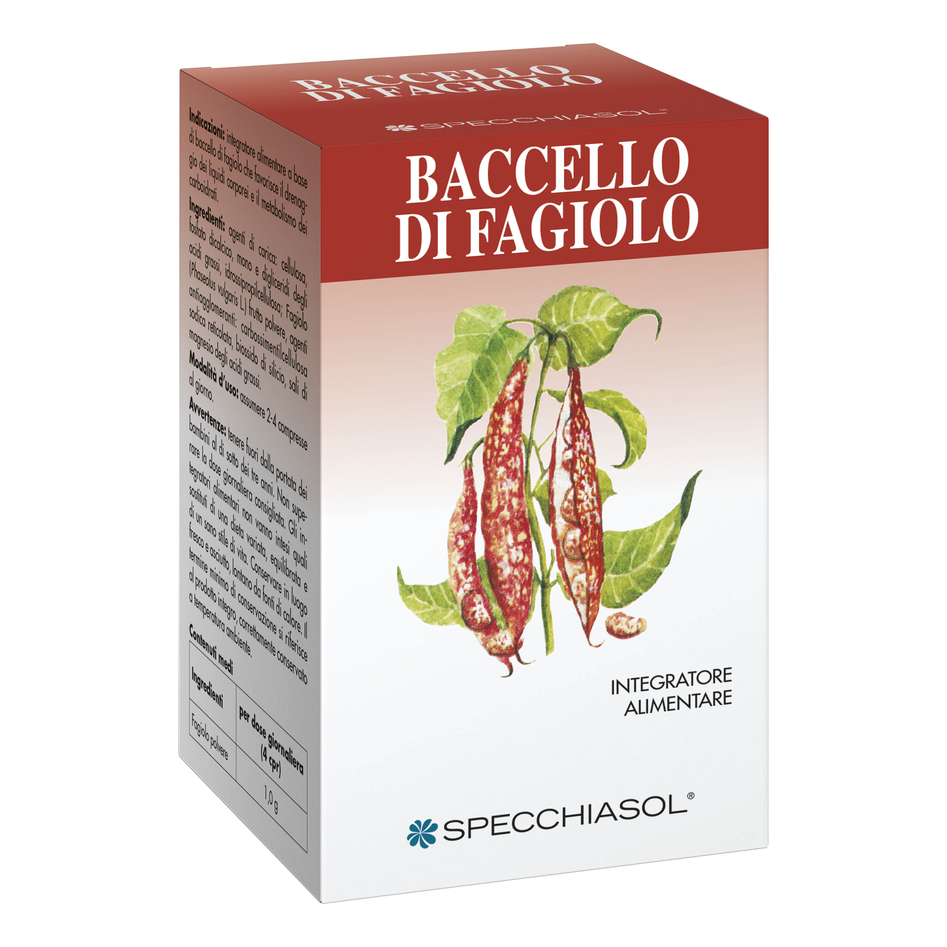 Baccello di fagiolo erbe 120 capsule
