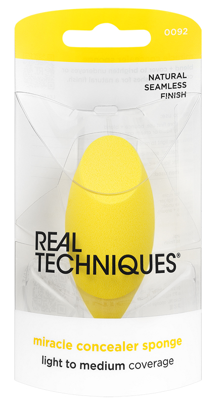 Real Techniques - Miracle Concealer Sponge - Spugna Per Correttori Liquidi E In Crema-image