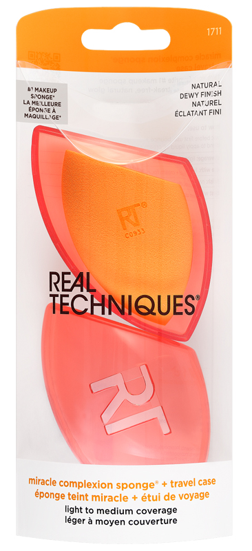 REAL TECHNIQUES - Miracle Complexion Sponge - Spugna + Travel Case