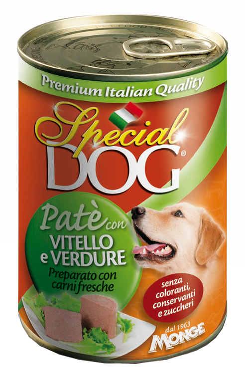 Special dog pate' vitello verdure 400 g