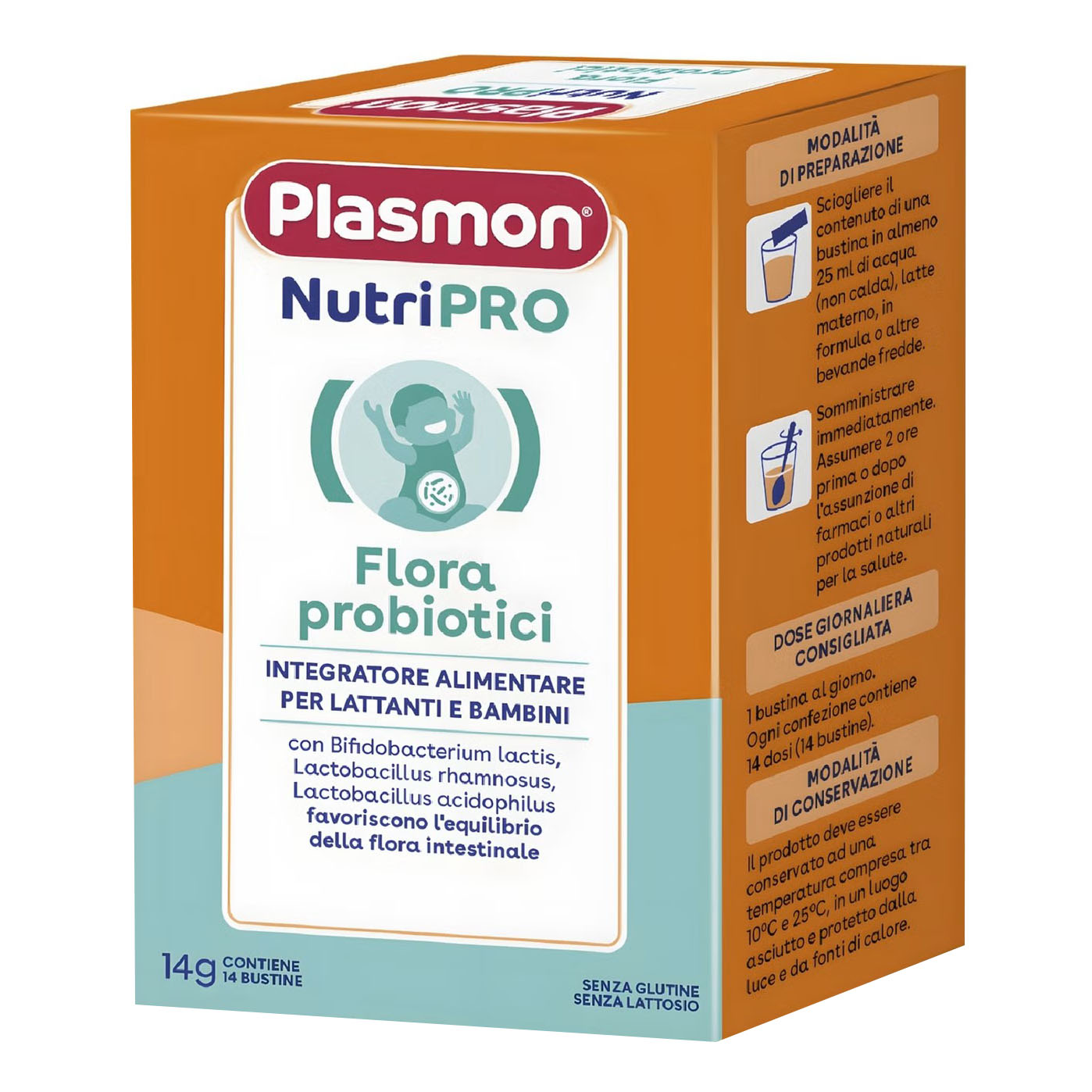 Plasmon nutripro flora probiotici 14 bustine