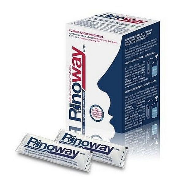 Sale isotonico rinoway plus con xilitolo 15 bustine