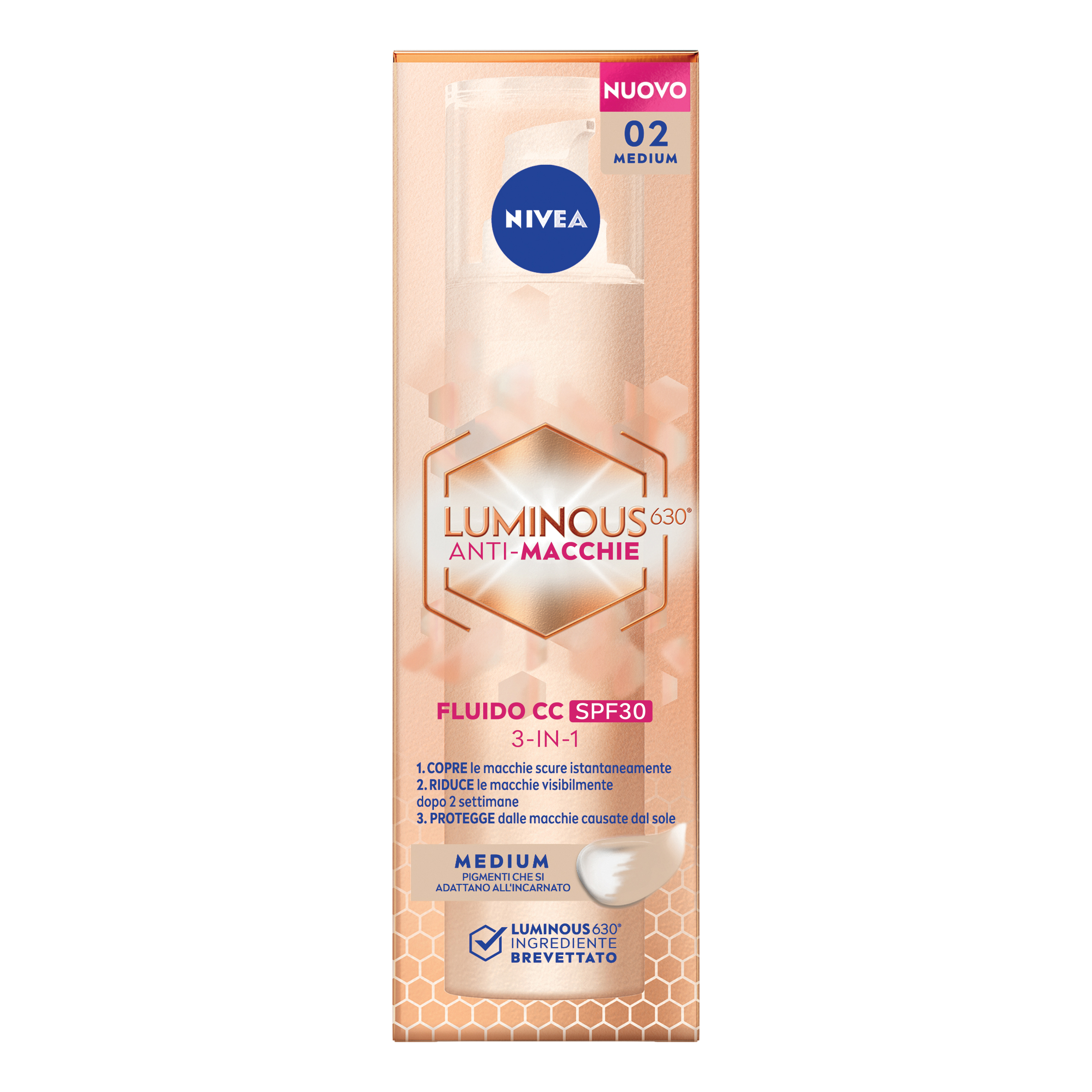 Nivea cellular luminous630 cc spf30 medium 40 ml