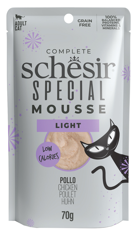 Schesir cat special light pollo 70 g