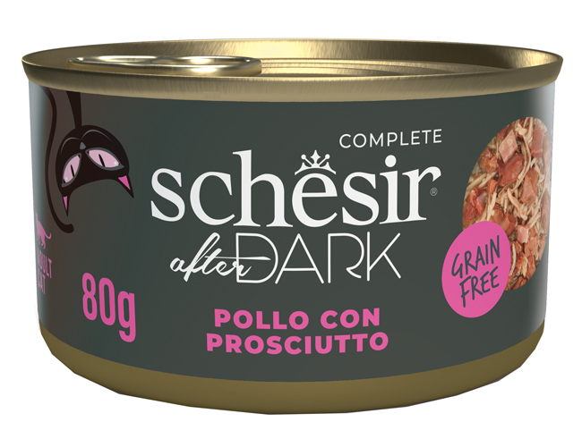 Schesir cat after dark pollo con prosciutto 80 g
