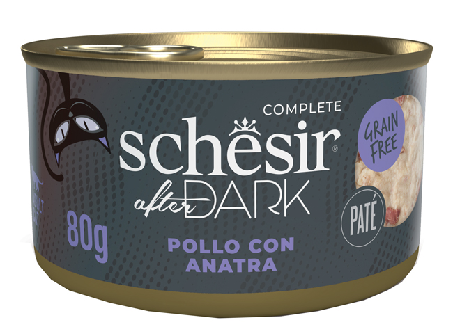 Schesir cat after dark pate' pollo con anatra 80 g